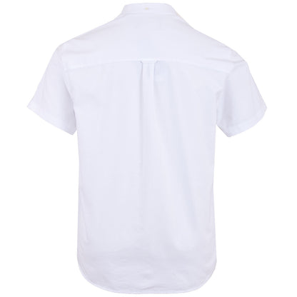 Lyle & Scott Plus Size Sw1304 Oxford Pocket S/S Shirt White