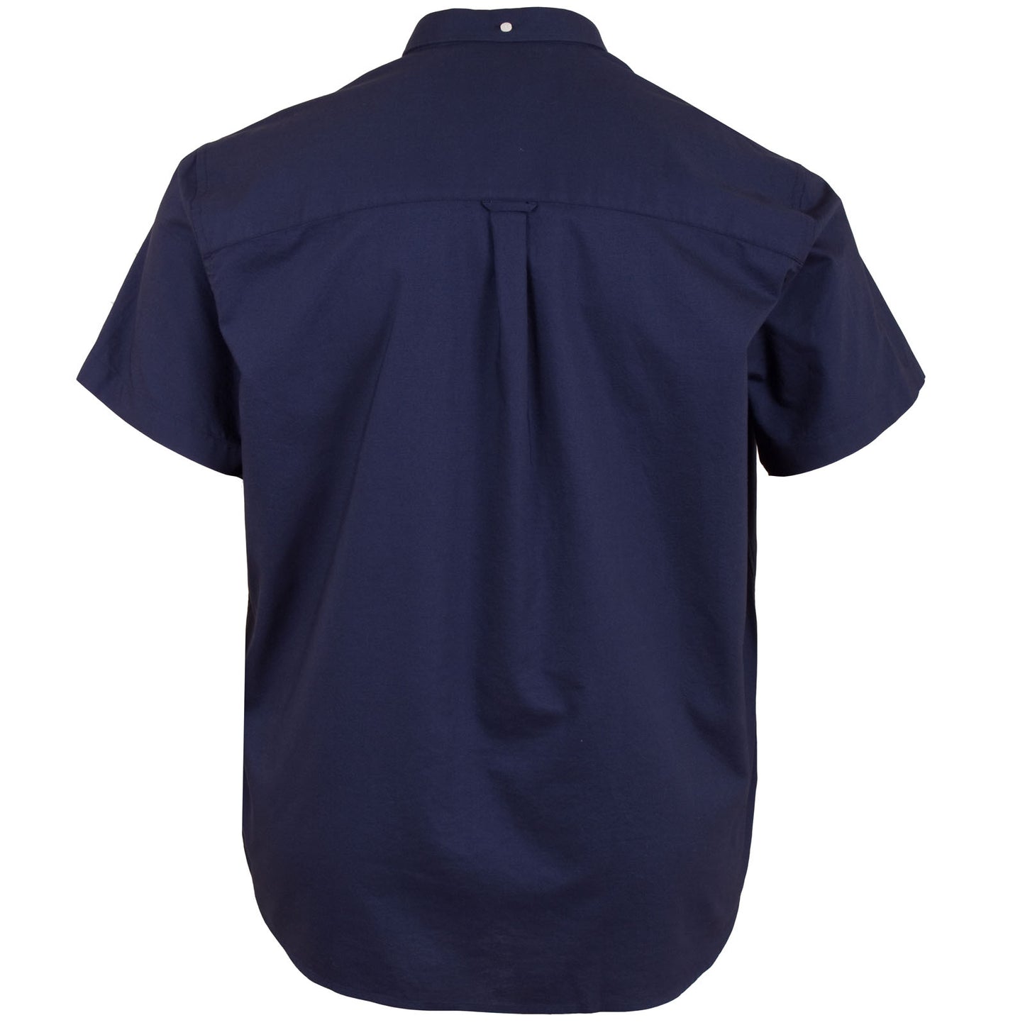 Plus Size Sw1304 Oxford Pocket S/S Shirt Navy