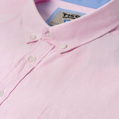 Plus Size James Basic Oxford S/S Shirt Pink