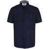 Plus Size James Basic Oxford S/S Shirt Navy