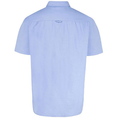 Plus Size James Basic Oxford S/S Shirt Sky Blue