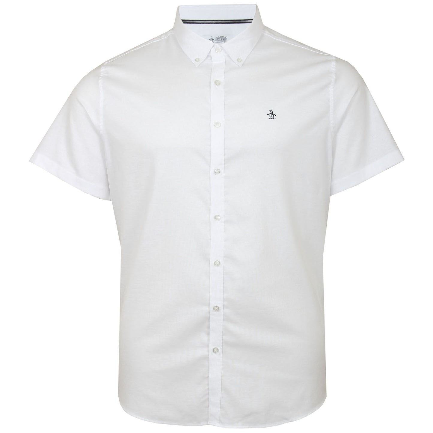 Plus Size Ojwb0037 Oxford Stretch S/S Shirt Bright White