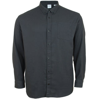 Jack & Jones Plus Size Brook Twill L/S Shirt Black Sand