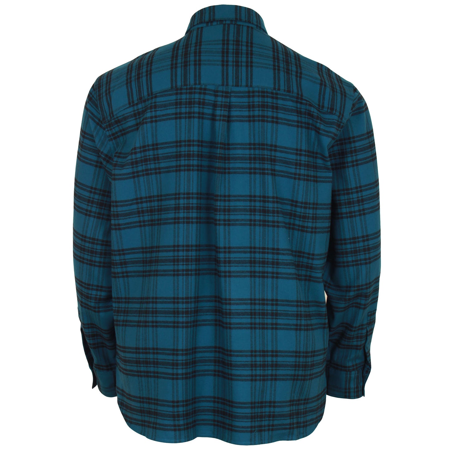 Plus Size Lw1904 Check Flanel L/S Shirt Apres Navy