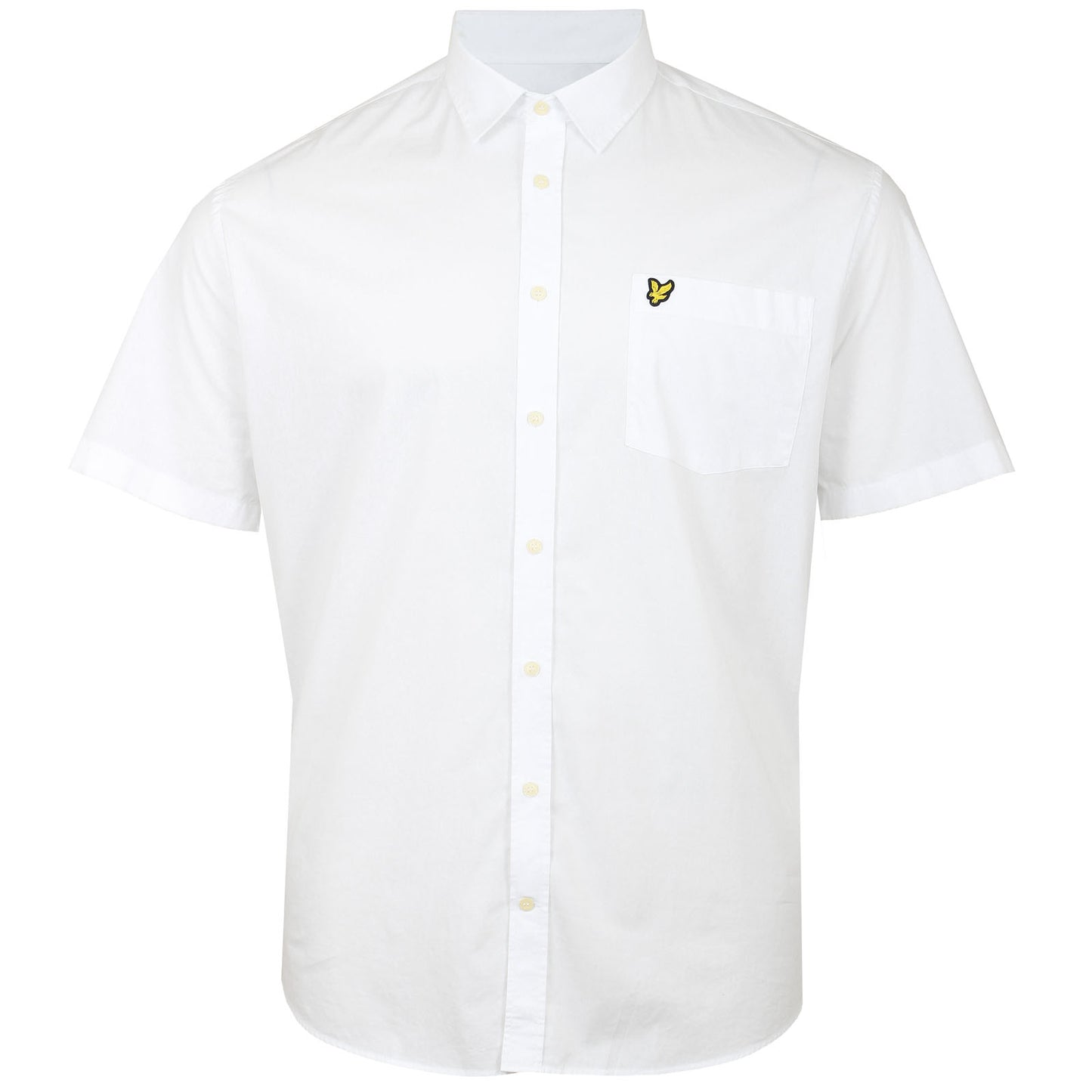 Lyle Sw2006 Poplin Ss Shirt White