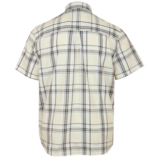 Lyle & Scott Plus Size SW2011 Linen Check Shirt Chalk