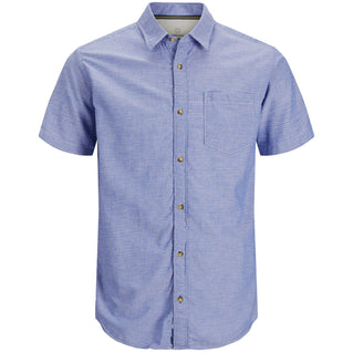 Jack & Jones Plus Size Abel Pattern S/S Shirt Ensign Blue