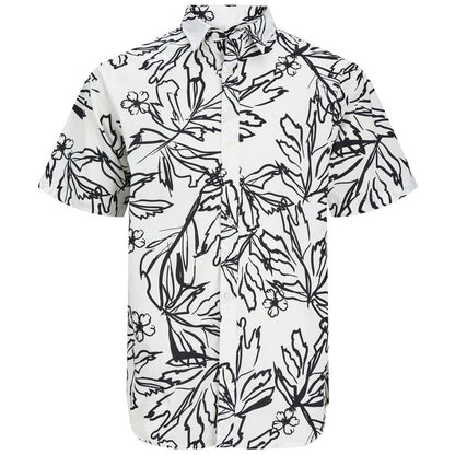 Plus Size Lafayette Aop S/S Shirt Cloud Dancer