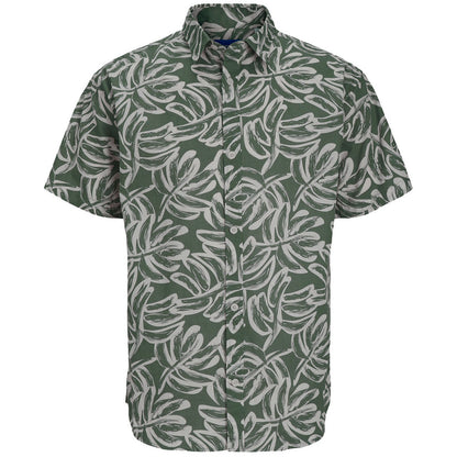 Plus Size Lafayette Aop S/S Shirt Laurel Wreath