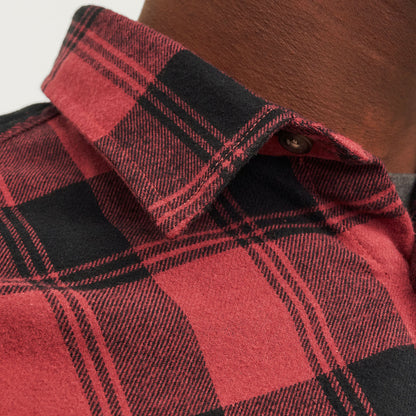 Plus Size Joshua Fall Buffalo Check L/S Shirt Brick Red