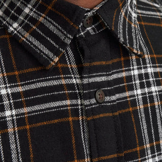 Jack & Jones Plus Size Joshua Fall Flannel Check L/S Shirt Black