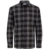 Jack & Jones Plus Size Joshua Fall Flannel Check L/S Shirt Black