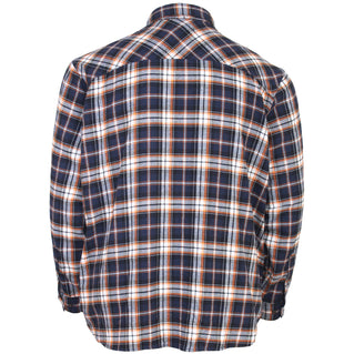 Jack & Jones Plus Size Joshua Fall Flannel Check L/S Shirt Hawaiian Sunset