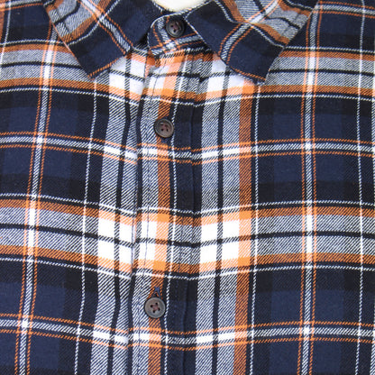 Jack & Jones Plus Size Joshua Fall Flannel Check L/S Shirt Hawaiian Sunset