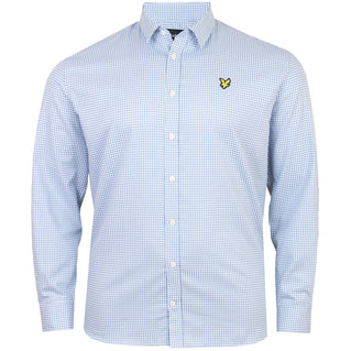 Lyle & Scott Plus Size Shepard Check L/S Shirt Crafted Blue/White