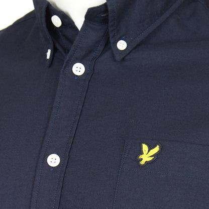 Lyle & Scott Plus Size Oxford Long Sleeve Shirt Dark Navy