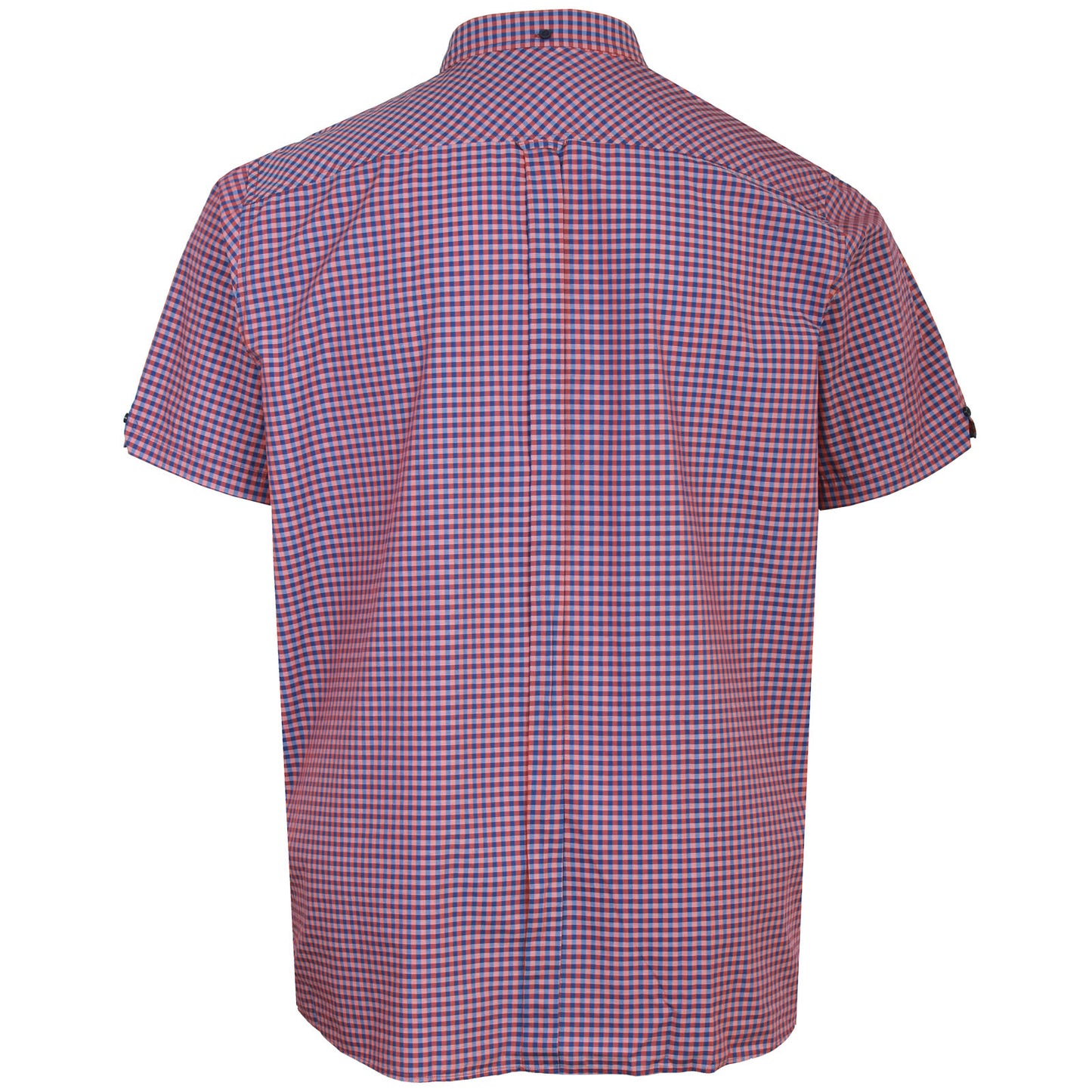 Ben Sherman Plus Size 1012348 Signature Gingham S/S Shirt Burnt Orange