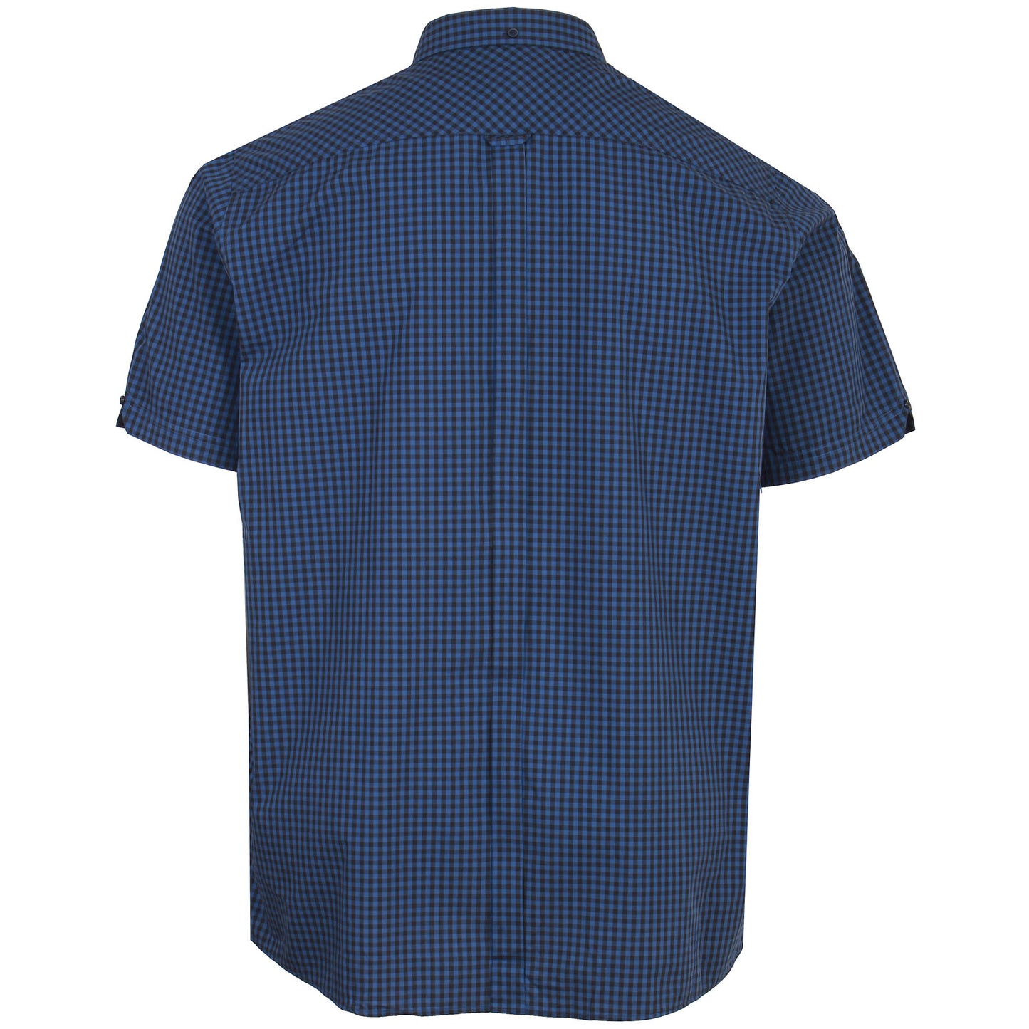 Ben Sherman Plus Size 1012348 Signature Gingham S/S Shirt Royal Blue