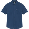 Plus Size 1012348 Signature Gingham S/S Shirt Royal Blue