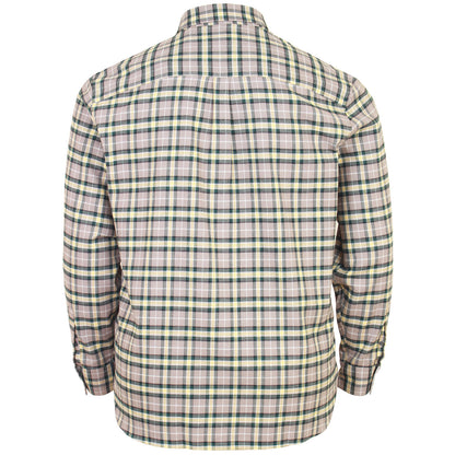 Plus Size Check Flannel L/S Shirt Argyle Teal