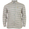 Plus Size Check Flannel L/S Shirt Argyle Teal