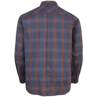 Ben Sherman Plus Size Multicolour Check L/S Shirt Dark Navy