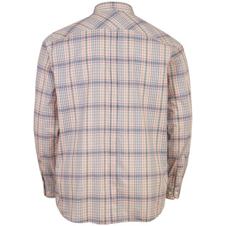 Ben Sherman Plus Size Multicolour Check L/S Shirt Fog