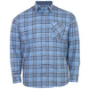 Plus Size Premium Flannel Check L/S Shirt Denim