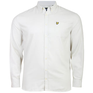 Lyle & Scott Plus Size Lw1920 Plain Flannel Shirt Canvas