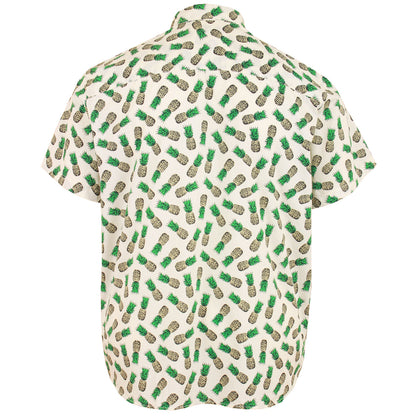 Jack & Jones Plus Size James Palma Pineapple S/S Shirt Island Green