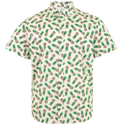 Jack & Jones Plus Size James Palma Pineapple S/S Shirt Island Green