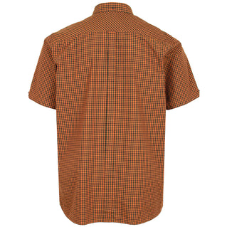 Ben Sherman Plus Size 59142 Signature Gingham Check S/S Shirt Mustard