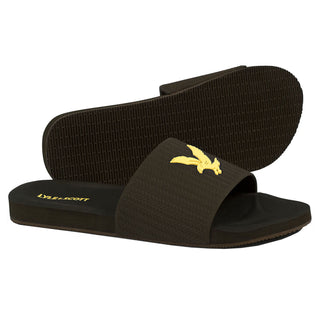 Lyle & Scott Fw1407 Easy Sliders Gunmetal