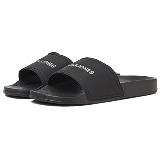 Jack & Jones Plus Size Perry Pool Sliders Anthracite