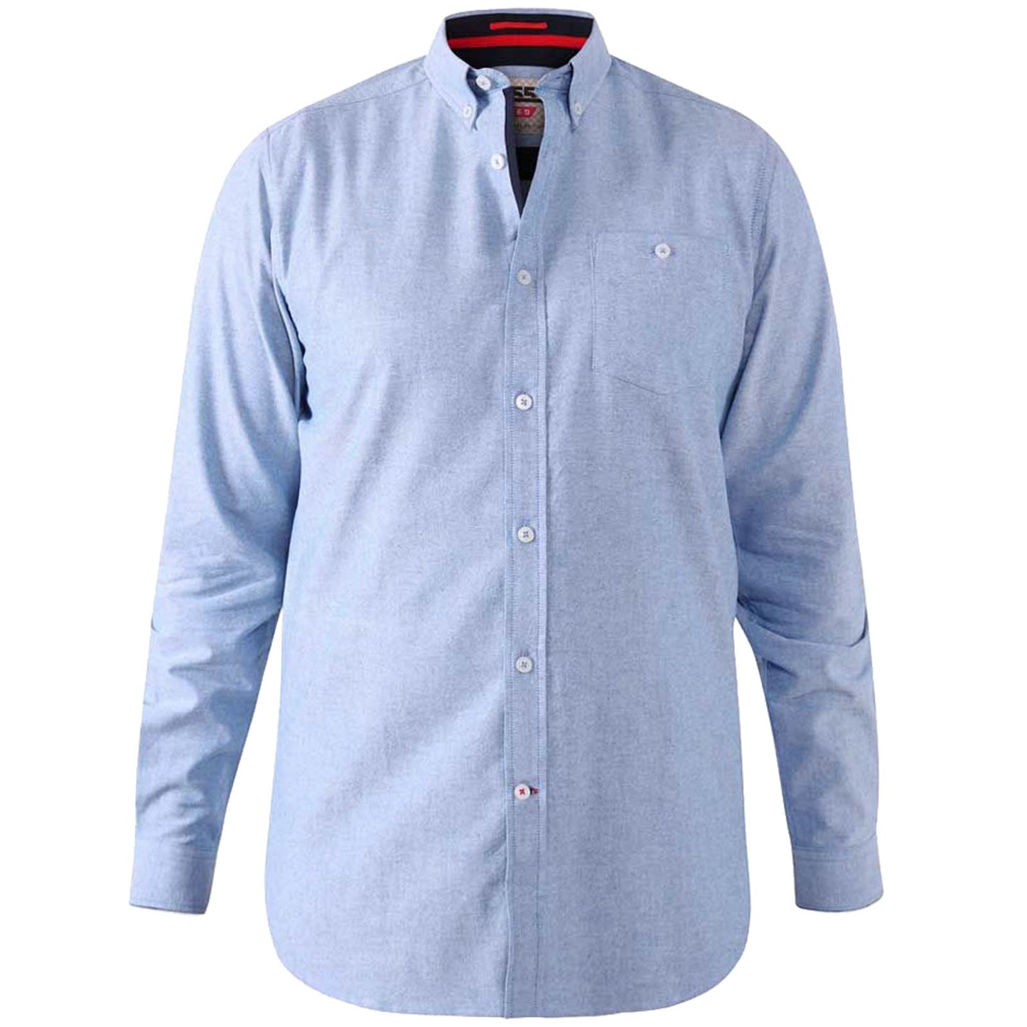 D555 Tall Fit Colchester Oxford L/S Shirt Sky Blue