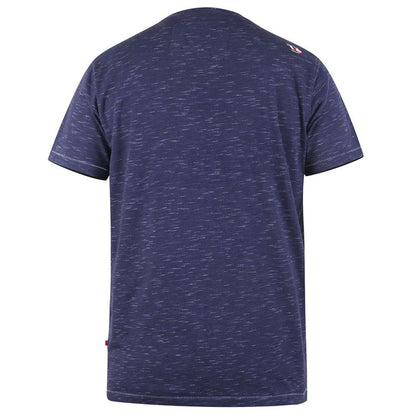 D555 Tall Fit Folkington T-Shirt Navy Reno (Tall Fit)