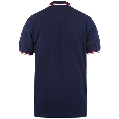 D555 Tall Stanbridge Twin Tipped Polo Navy (Tall Fit)