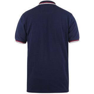 D555 Tall Stanbridge Twin Tipped Polo Navy (Tall Fit)