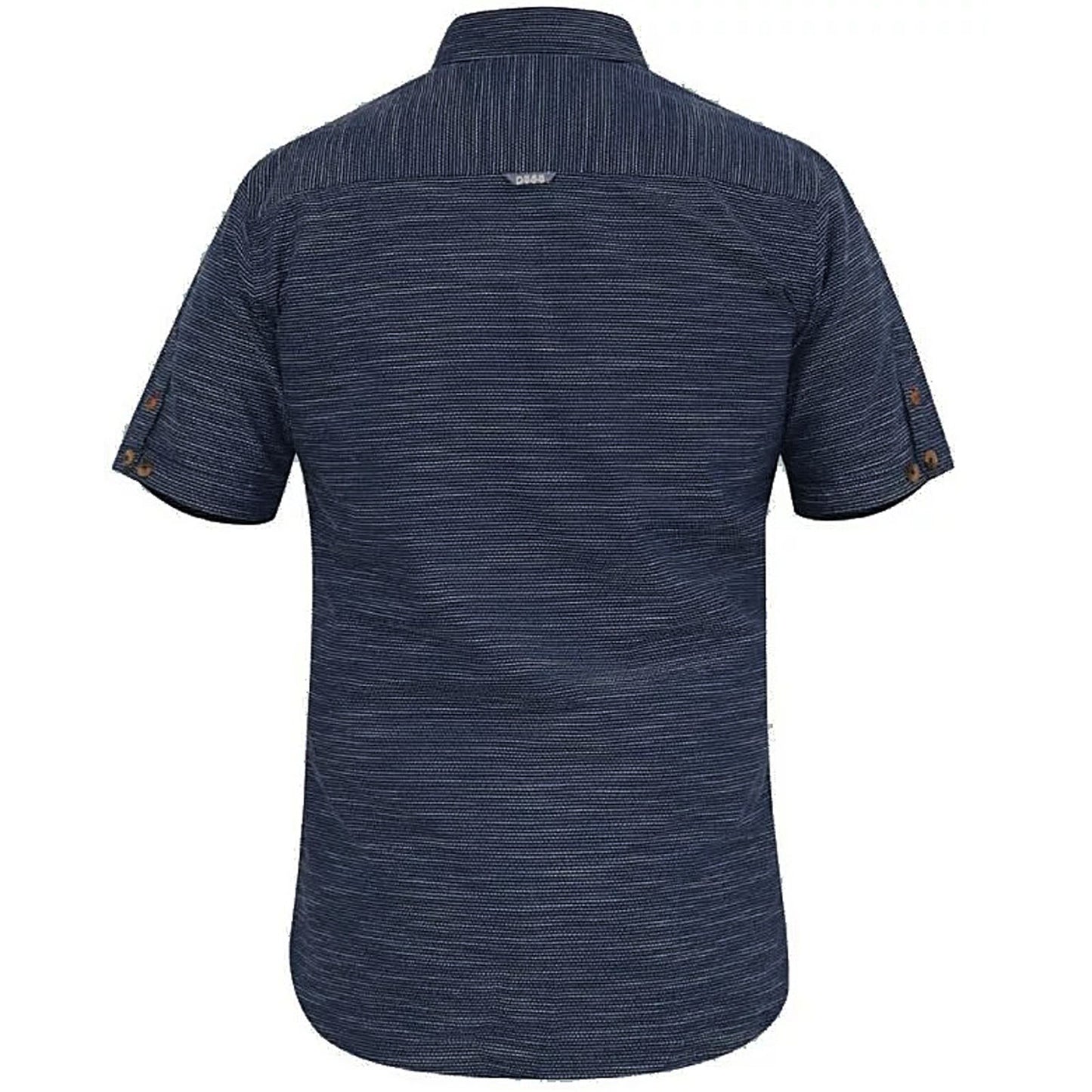 Tall Hove Textured Fabric S/S Shirt Navy (Tall Fit)