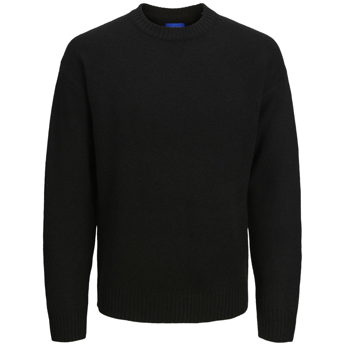 Jack & Jones Plus Size Ollie Crew Neck Knitwear Black