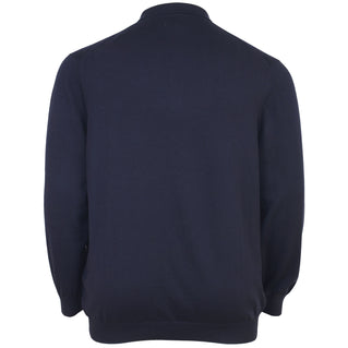 Jack & Jones Plus Size Fred Knitted L/S Polo Navy Blazer