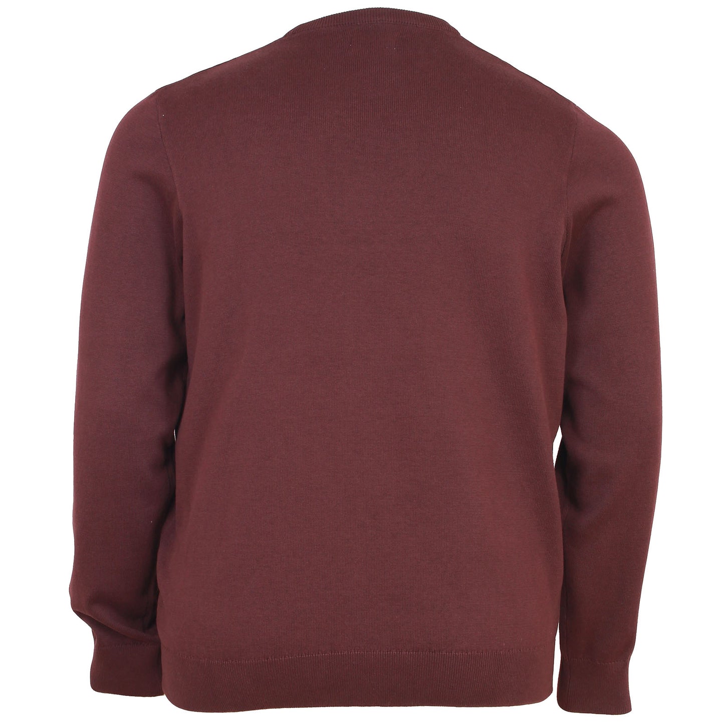 Farah Plus Size Ludlow Crew Jumper Oxblood