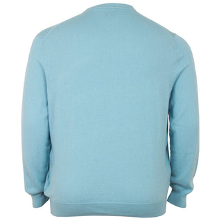 Lyle & Scott Plus Size Cotton Merino Crew Jumper Blue Smoke