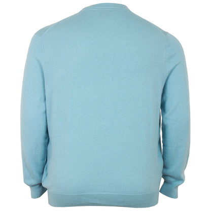 Plus Size Kn2110 Cotton Merino Crew Neck Jumper Blue Smoke