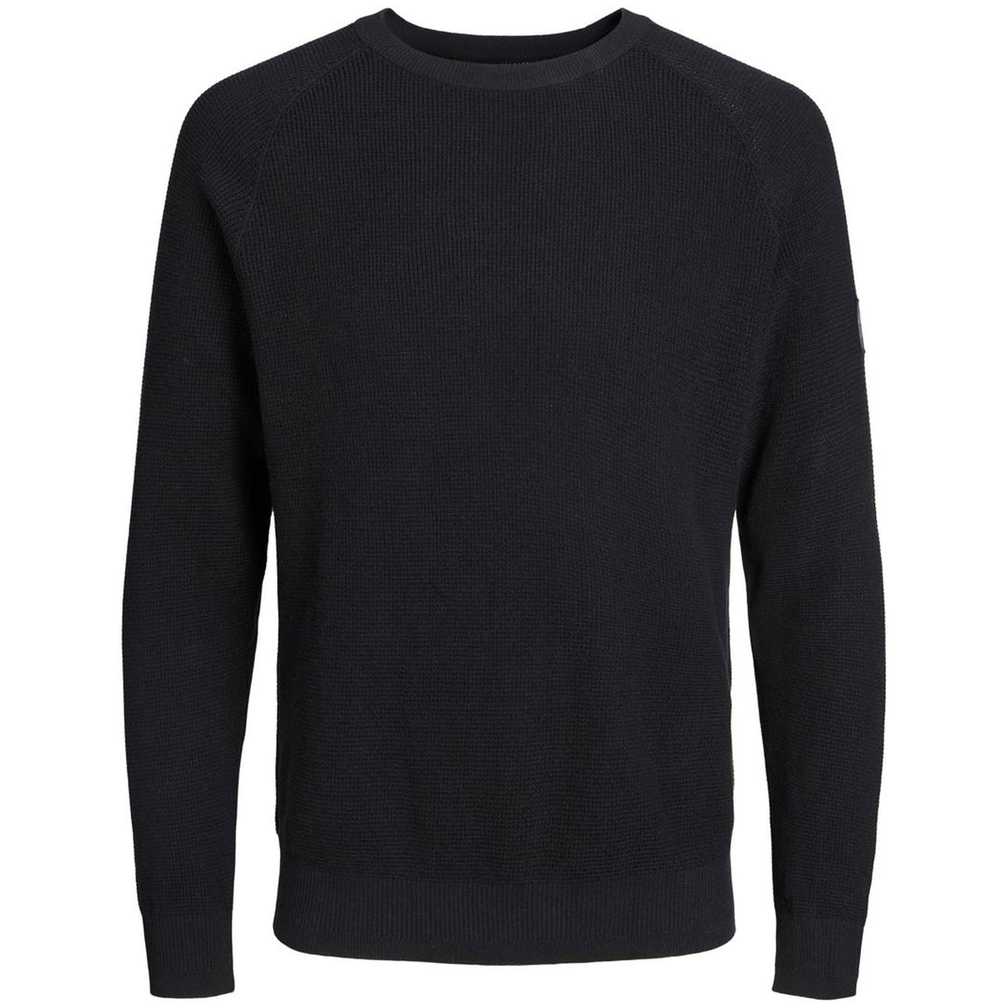 Jack & Jones Plus Size Classic Waffle Knitwear Black