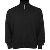 Plus Size Franco Basic Zip Through Sweater Black