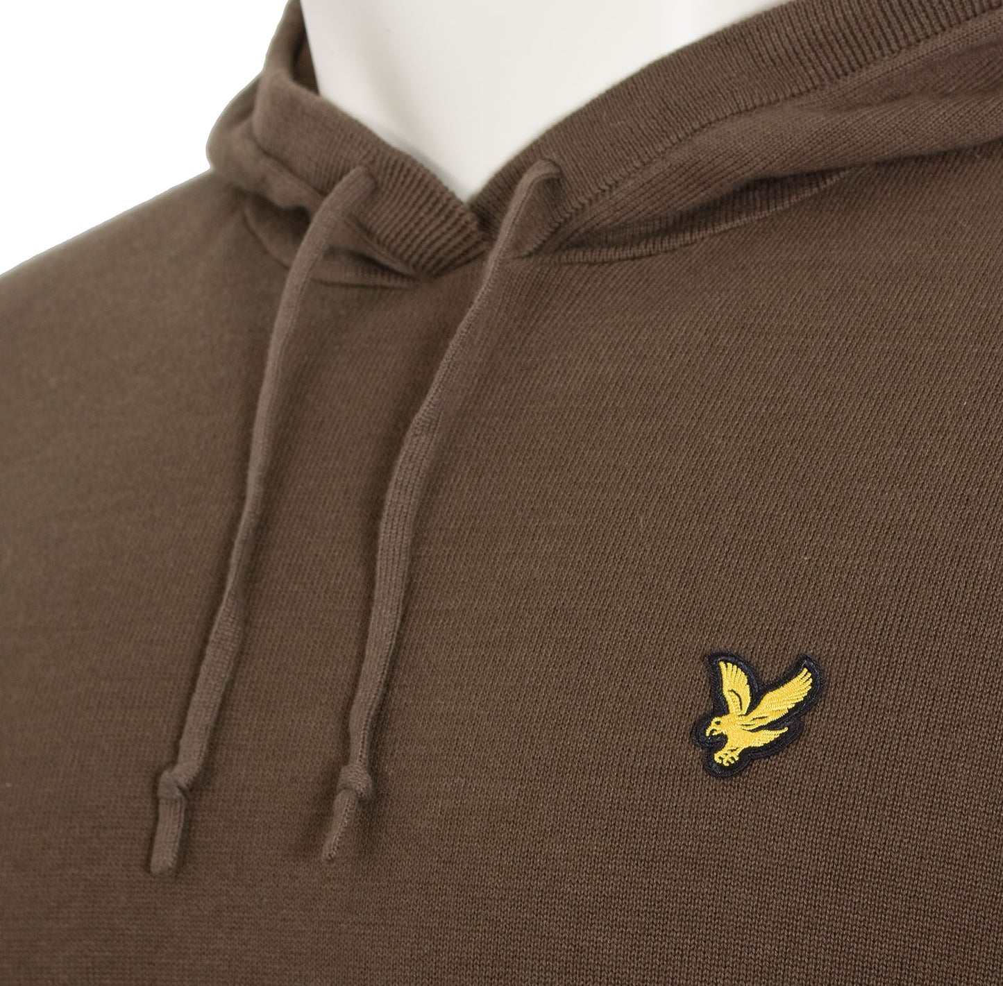 Lyle & Scott Plus Size  Knitted Hoodie Olive