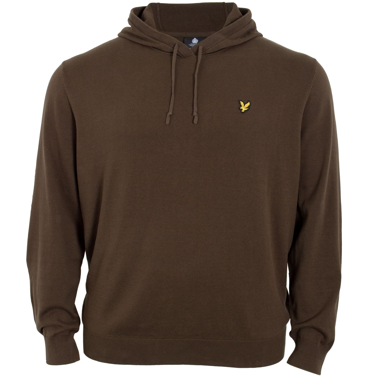 Lyle & Scott Plus Size  Knitted Hoodie Olive