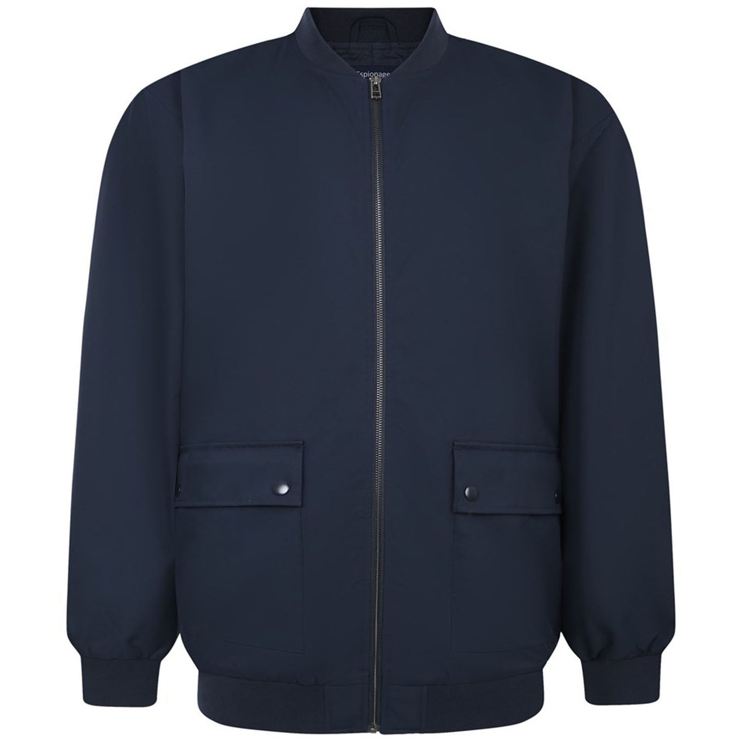 Plus Size Jt124 Oxford Blouson Jacket Dark Navy