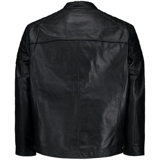 Jack & Jones Plus Size Rocky Biker Jacket Black